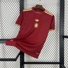MAILLOT MEXIQUE 2025/26 OR ROUGE