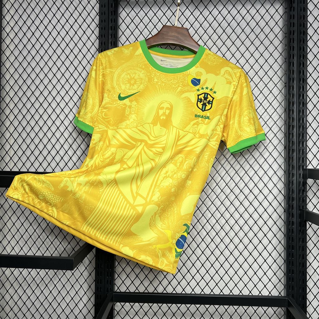 MAILLOT BRESIL 2024/25 CONCEPT JAUNE