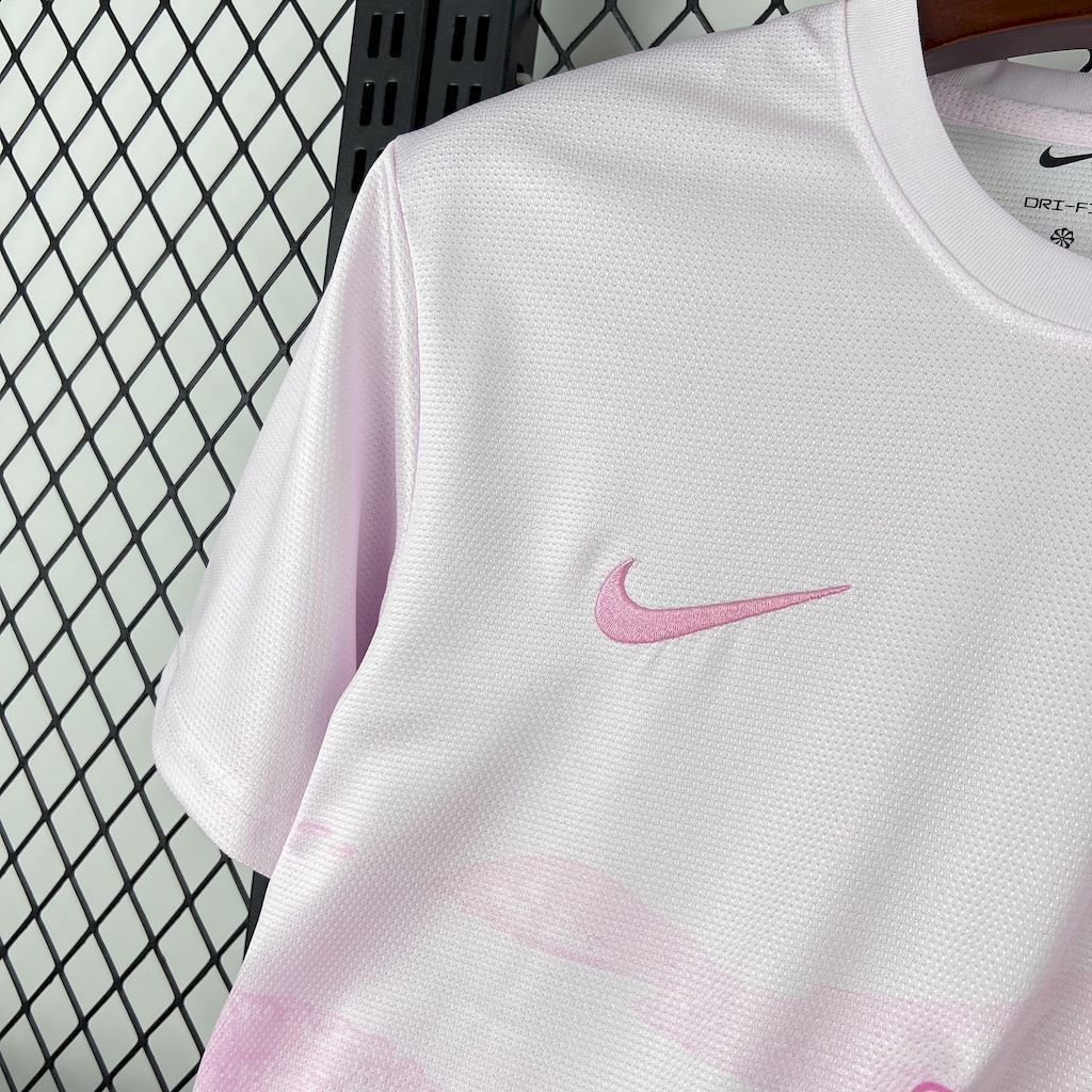 MAILLOT BRESIL 2025/26 ROSE BLANC