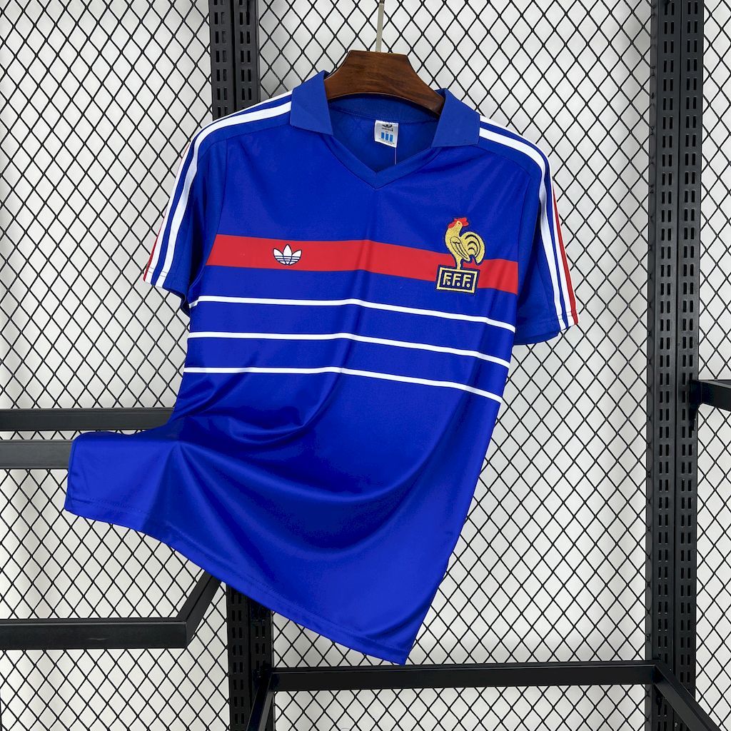 MAILLOT FRANCE 1984 DOMICILE RETRO