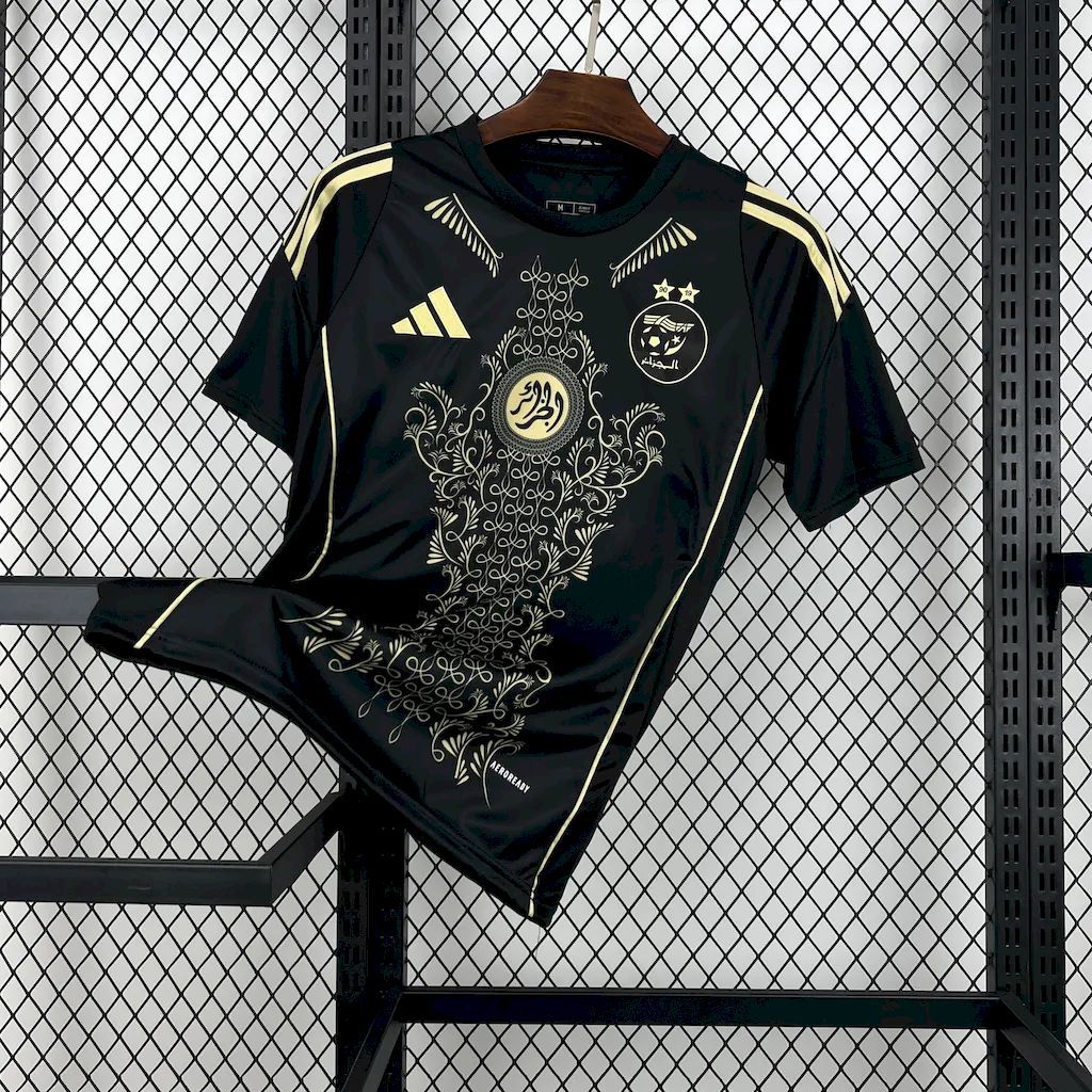 MAILLOT ALGERIE 2024/25 CONCEPT NOIR OR