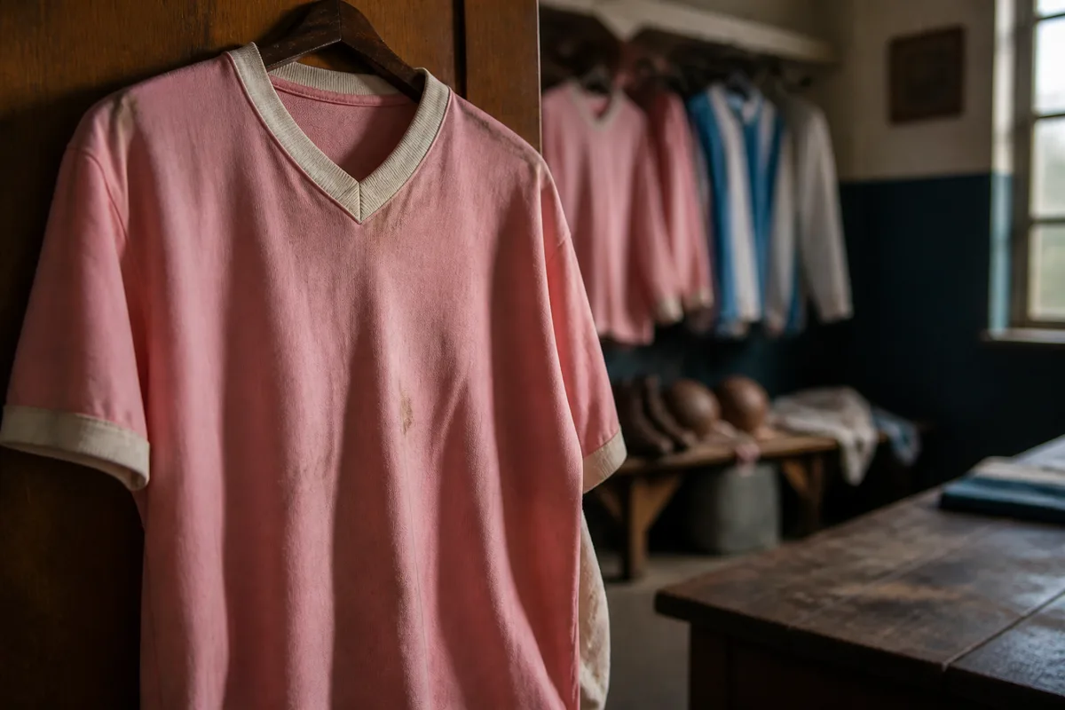 Maillot de foot rose : histoire et repères