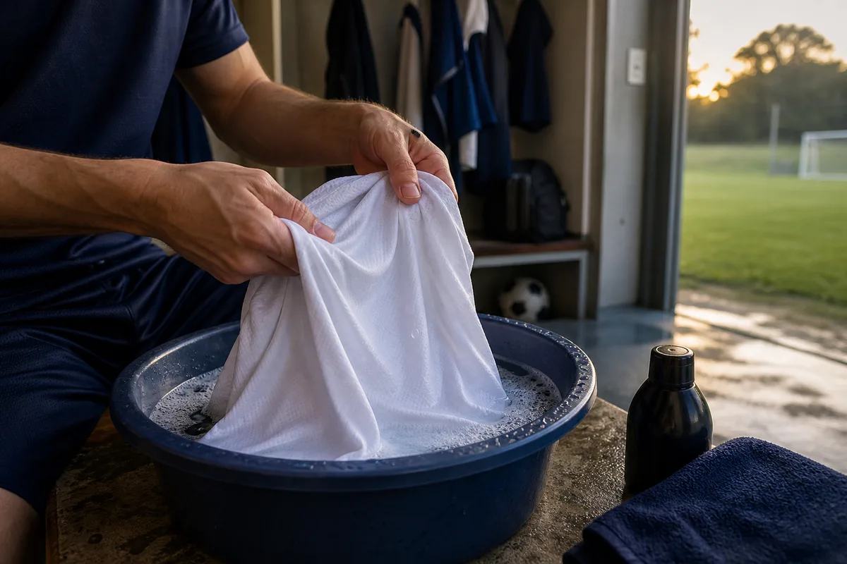 Laver un maillot de foot sans l'abîmer